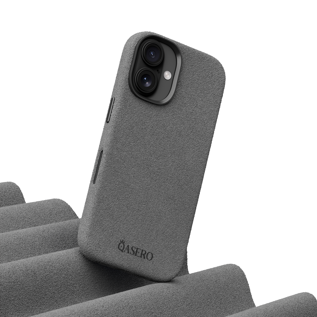 Alcantara Gray – iPhone 17 Case - Image 3