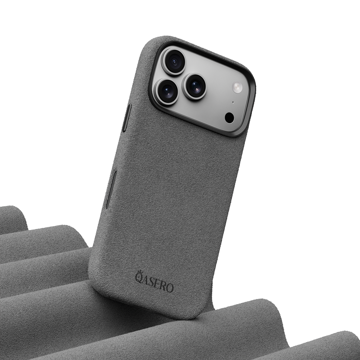 Alcantara Gray – iPhone 17 Pro Case - Image 3