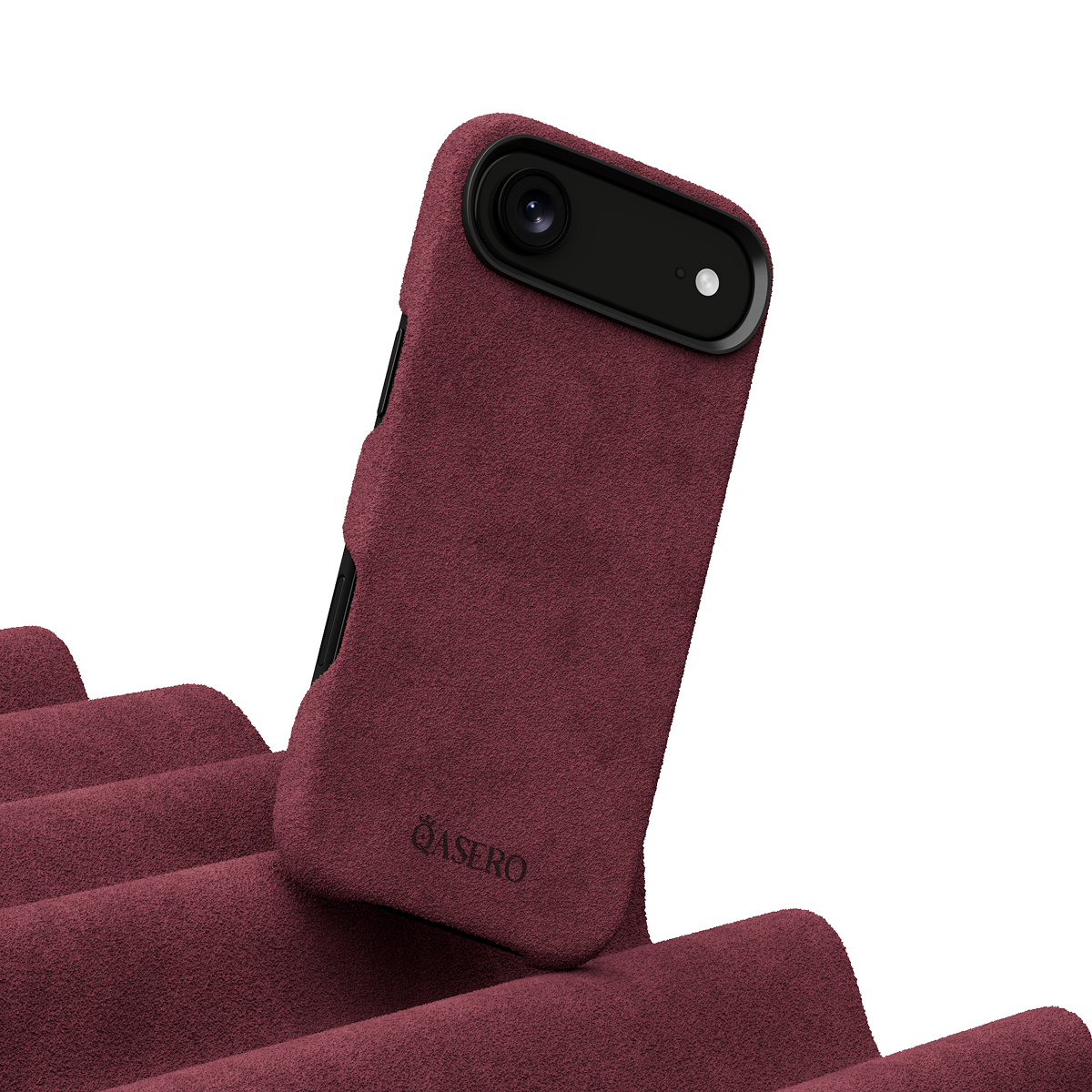 Alcantara Wine Red – iPhone 17 Air Case - Image 3