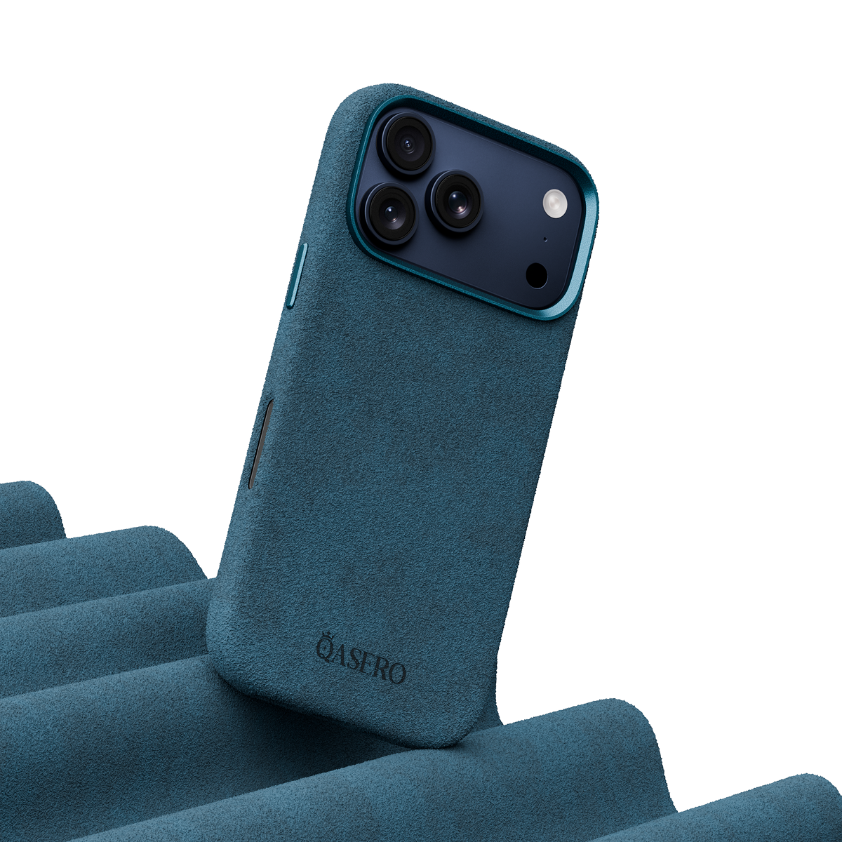 Alcantara Sea Blue – iPhone 17 Pro Max Case - Image 3