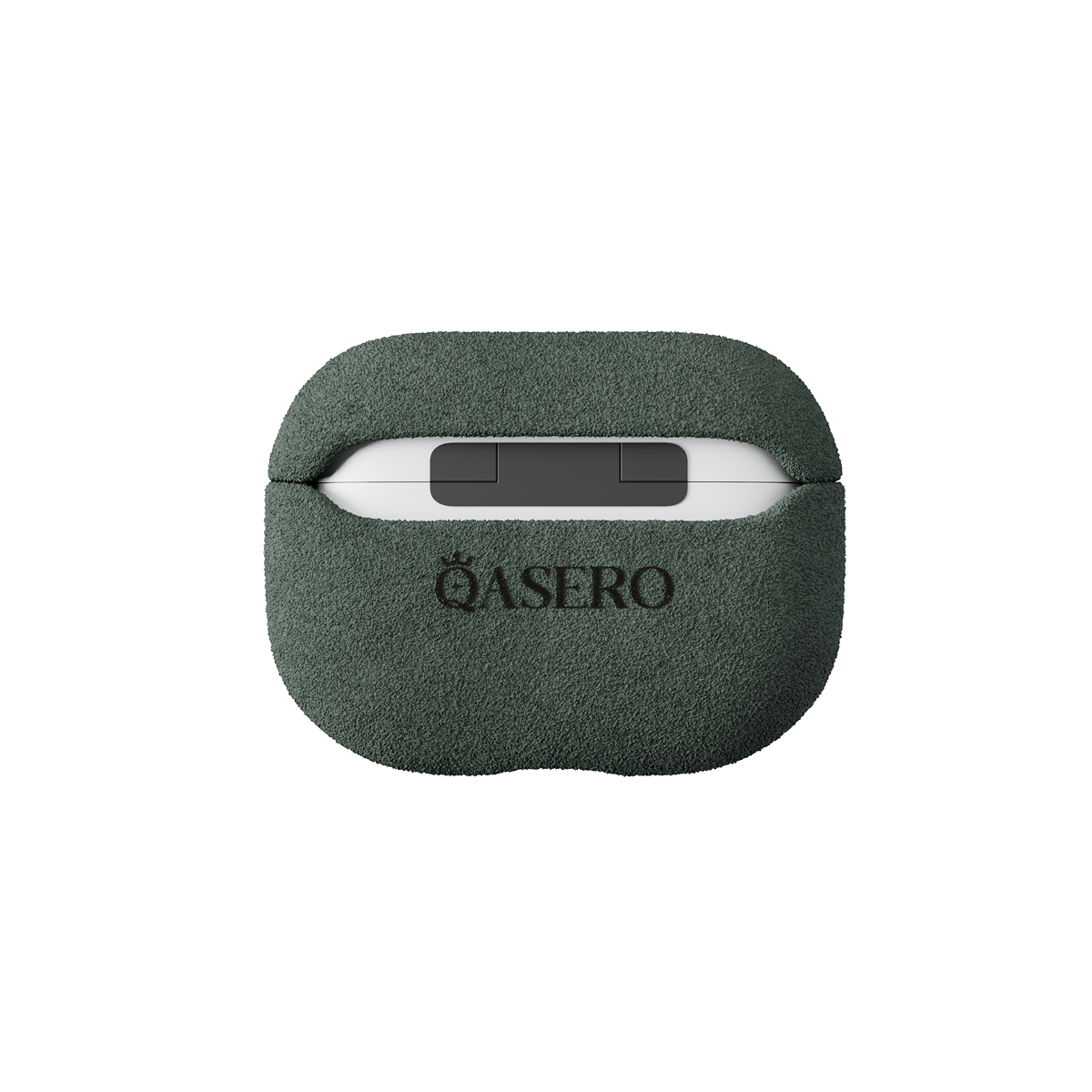 Alcantara Dark Green – AirPods Pro Case - Image 2