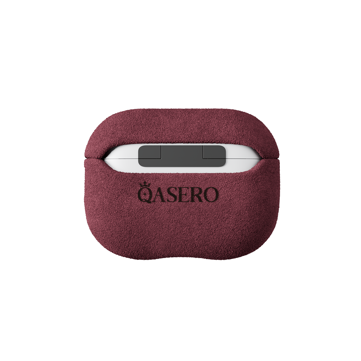 Alcantara Wine Red – AirPods pro 2 Case - Image 2