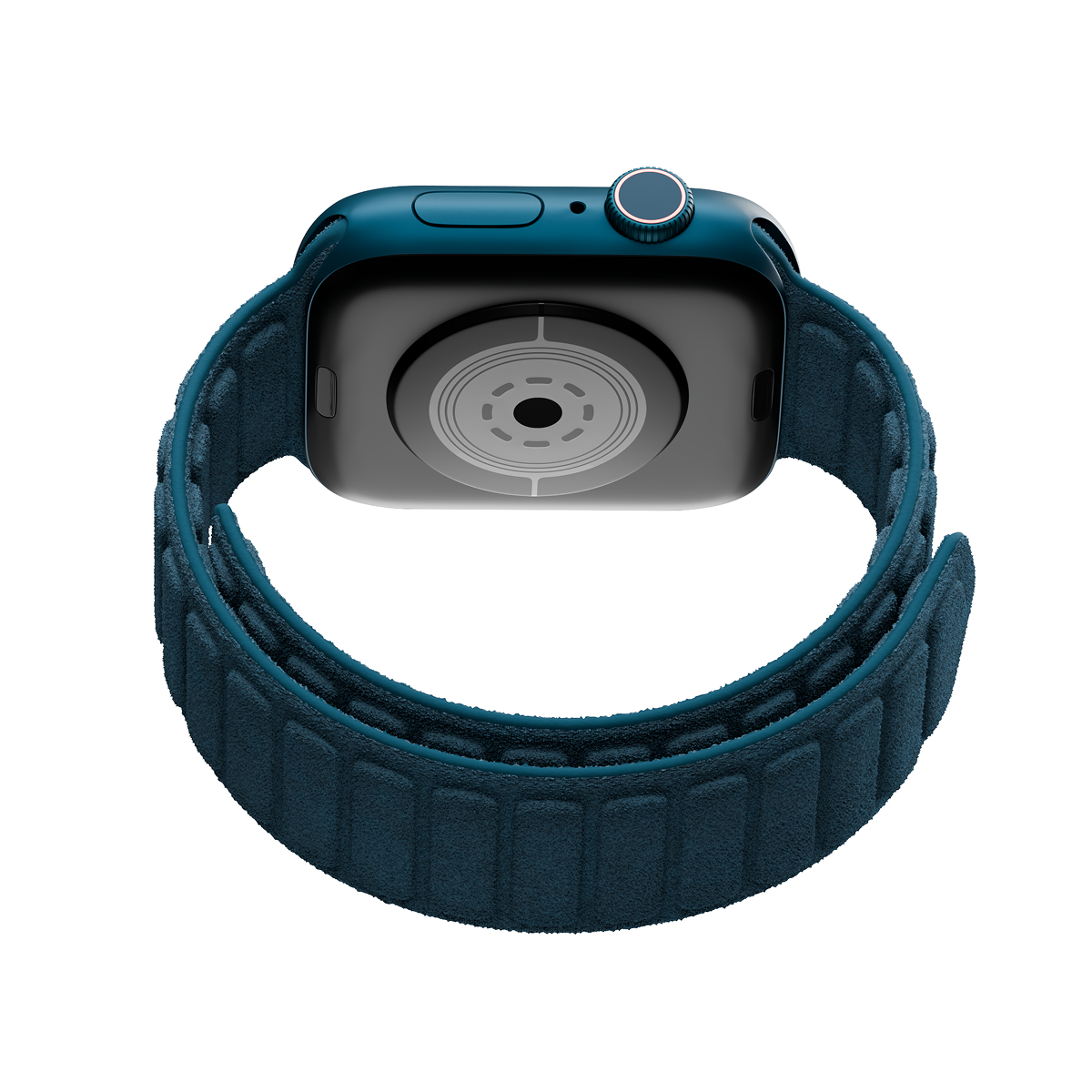 Alcantara Sea Blue – Magnetic Watch Band - Image 2