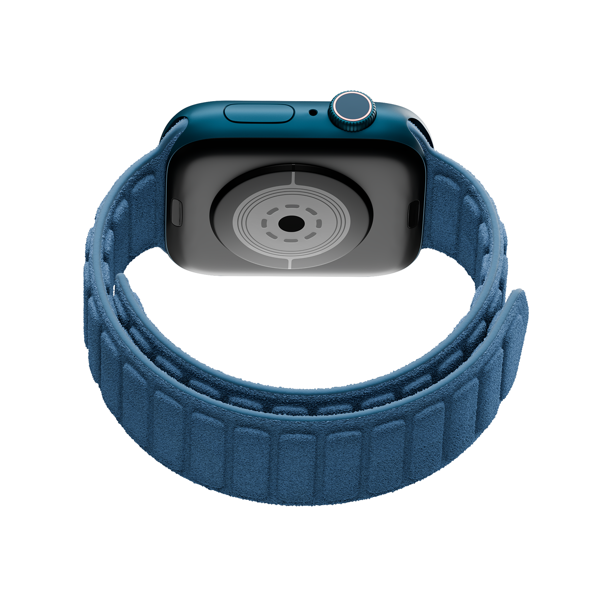 Alcantara Seirra Blue – Magnetic Watch Band - Image 2