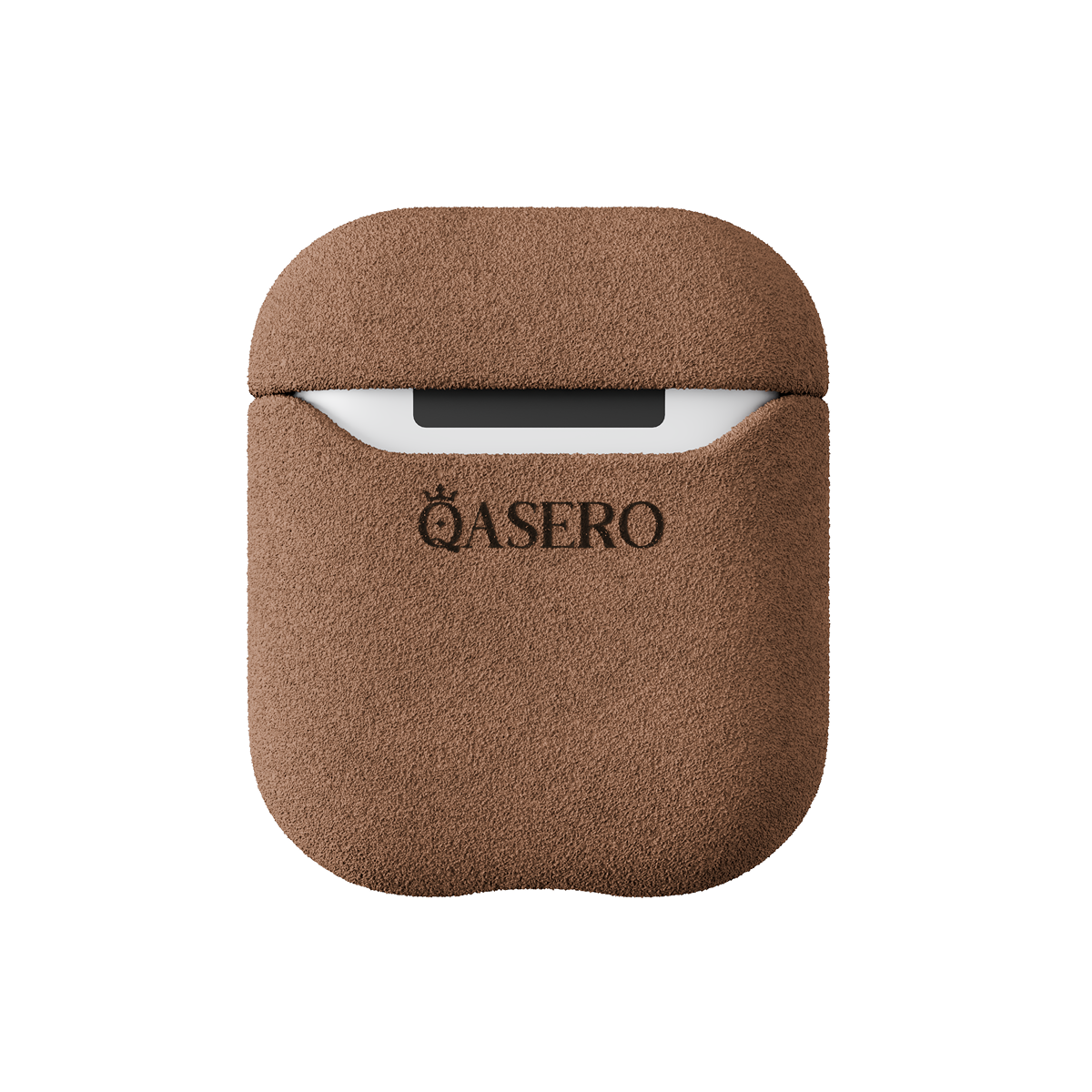 Alcantara Brown – AirPods 1/2 Case - Image 2