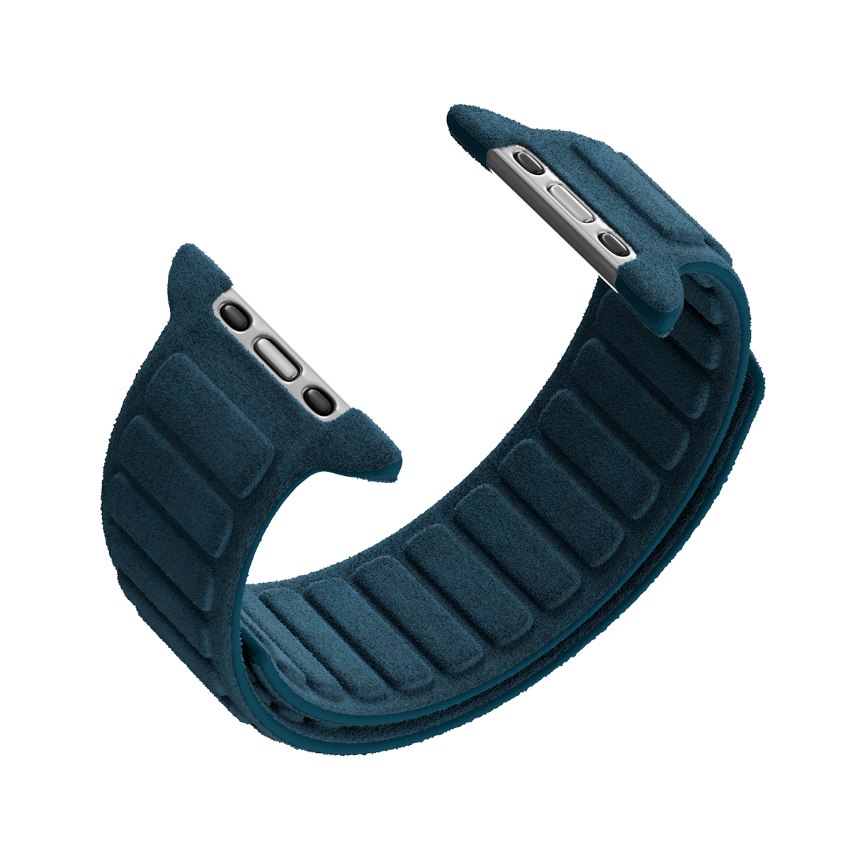 Alcantara Sea Blue – Magnetic Watch Band - Image 5