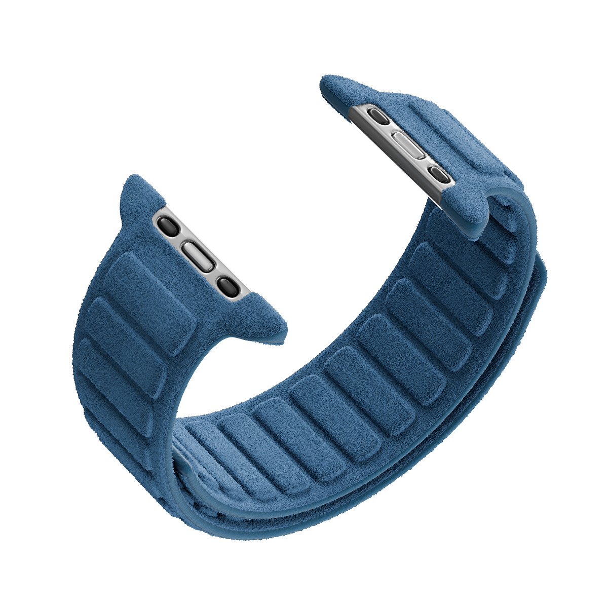 Alcantara Seirra Blue – Magnetic Watch Band - Image 5