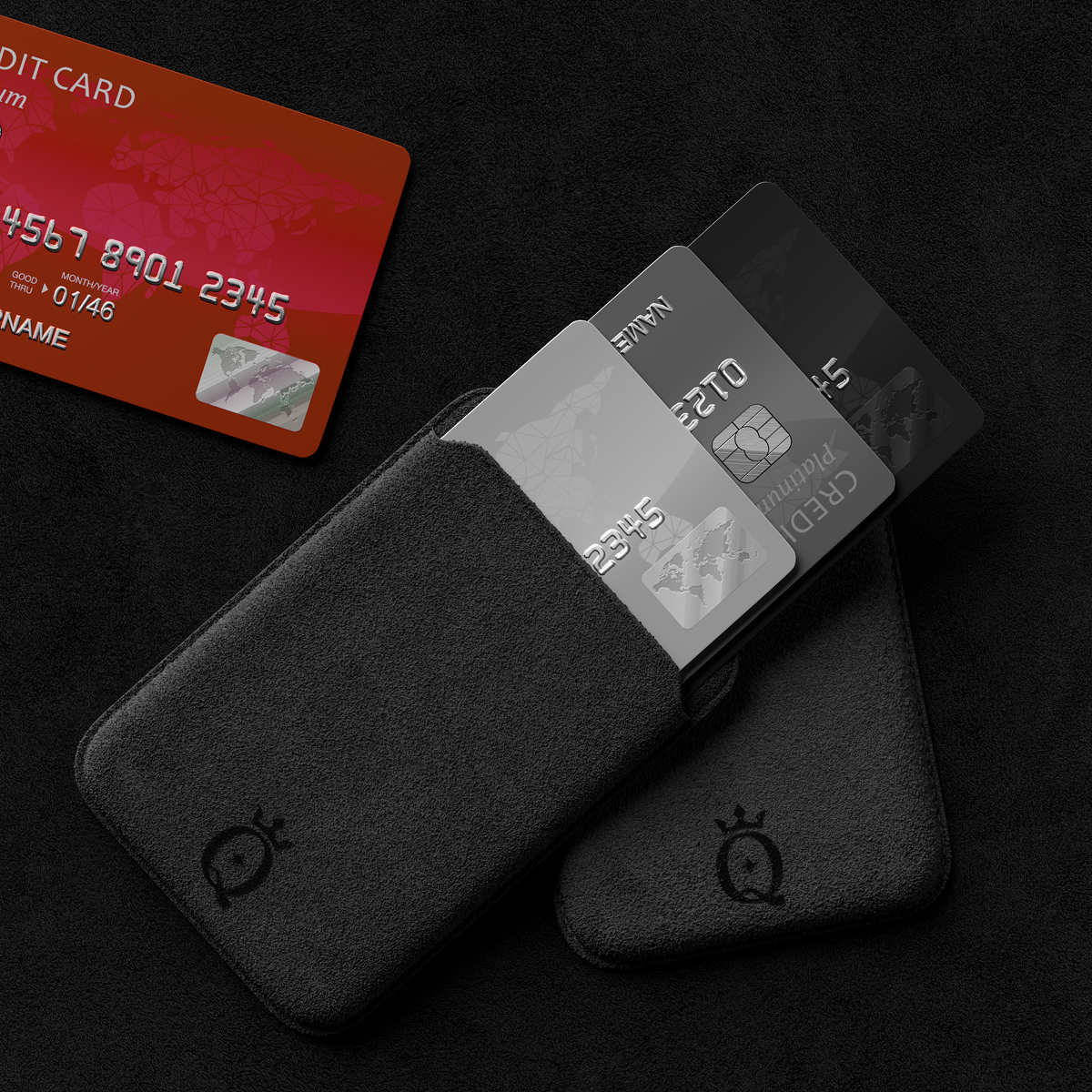 Alcantara Black – MagSafe Wallet - Image 6