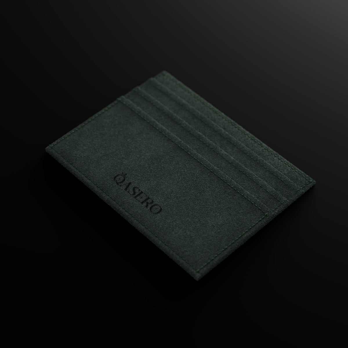 Alcantara Dark Green – Card Wallet - Image 2