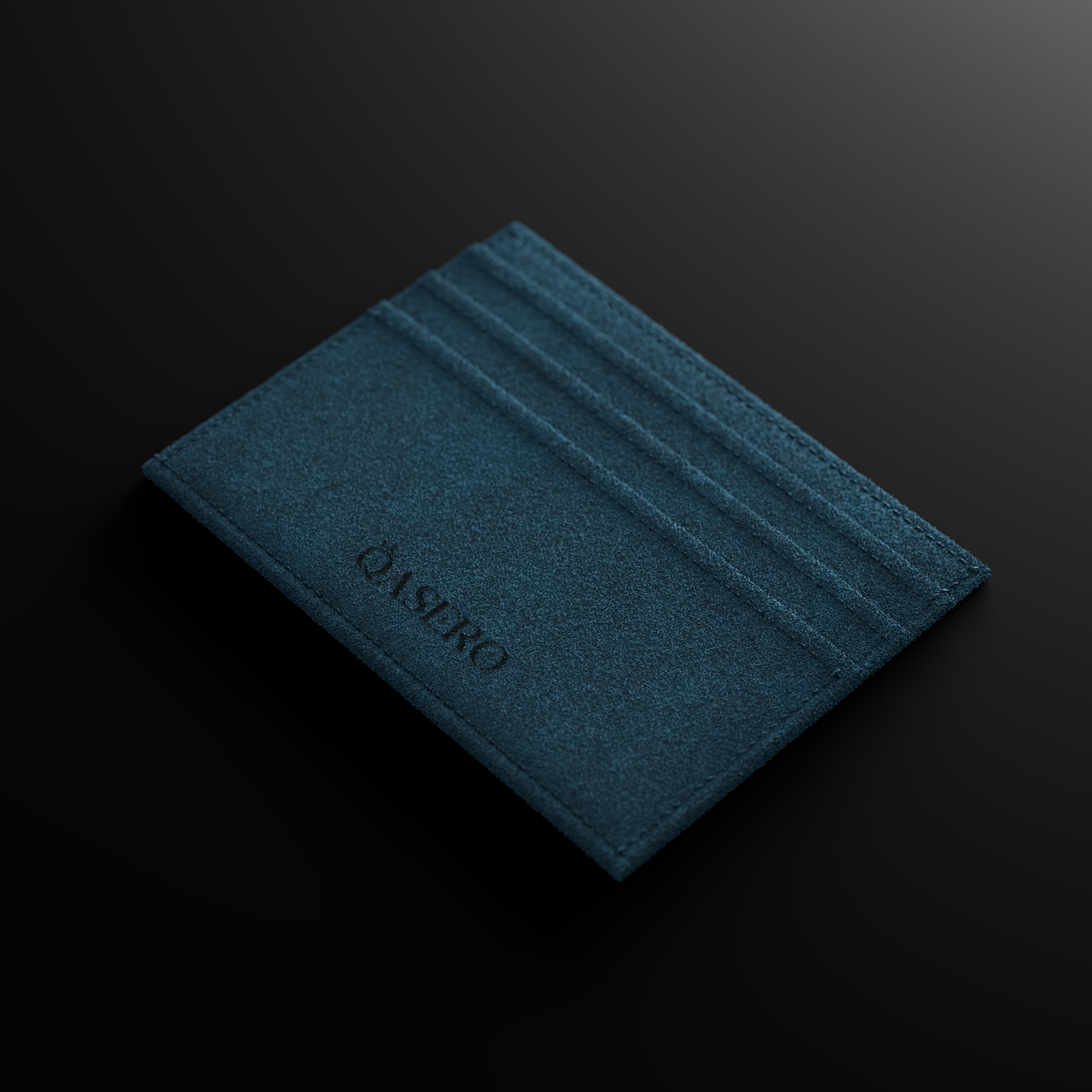 Alcantara Sea Blue – Card Wallet - Image 2