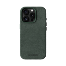 Alcantara Dark Green – iPhone 16 Pro Case