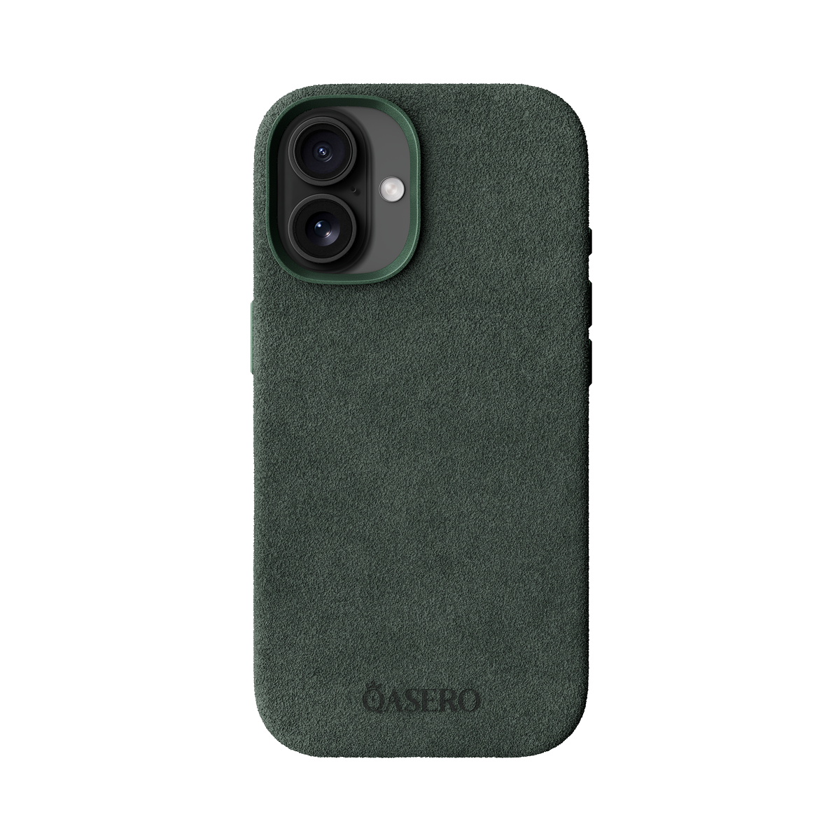 Alcantara Dark Green – iPhone 17 Case