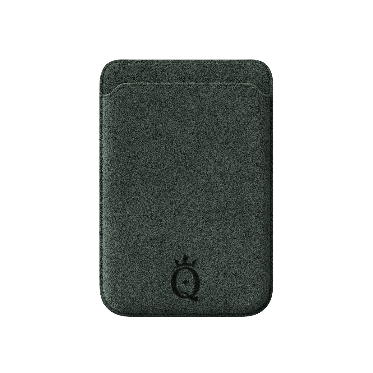 Alcantara Dark Green – MagSafe Wallet