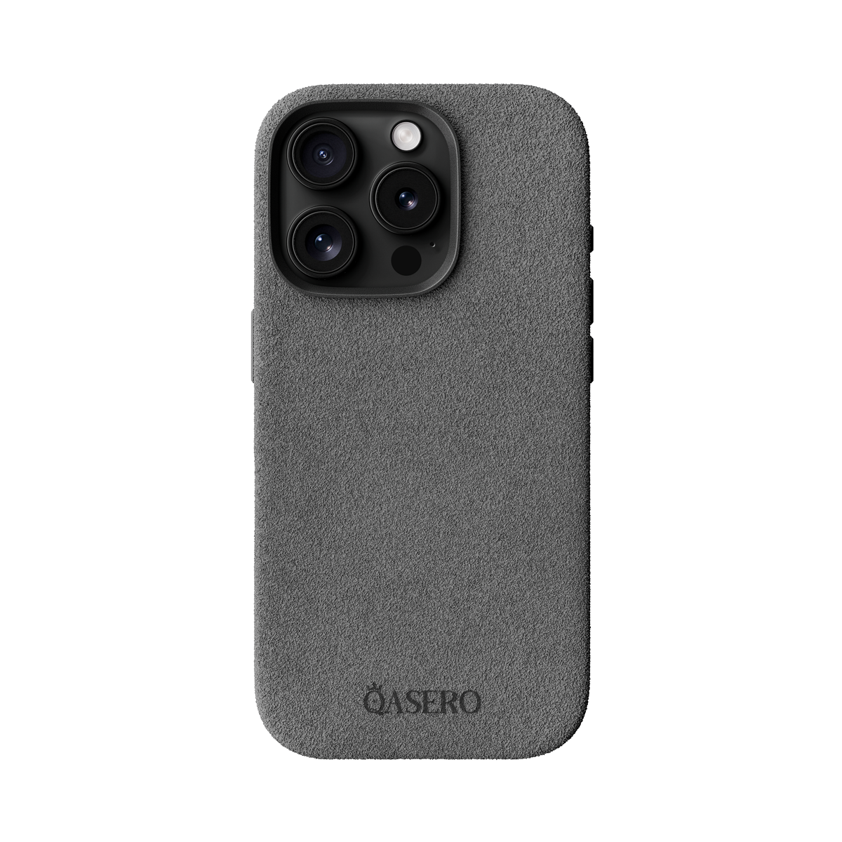 Alcantara Gray – iPhone 15 Pro Max Case