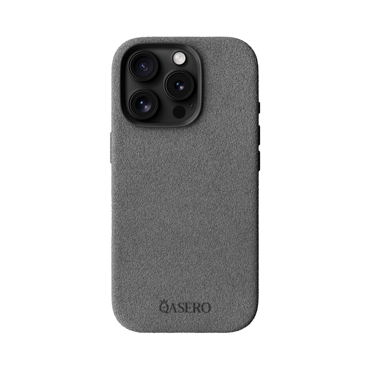 Alcantara Gray – iPhone 16 Pro Max Case