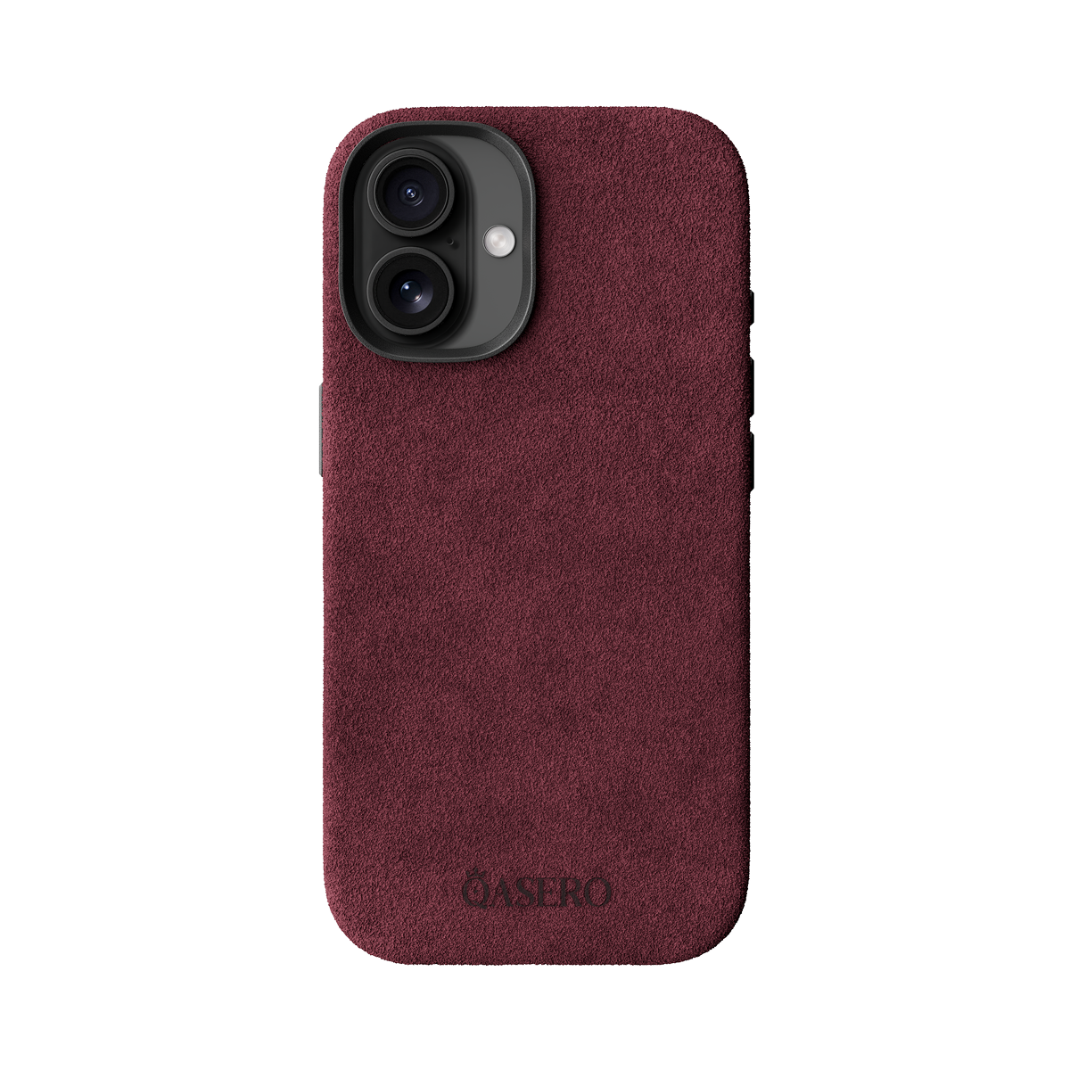 Alcantara Wine Red – iPhone 17 Case