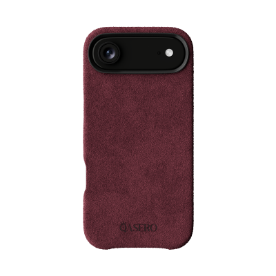 Alcantara Wine Red – iPhone 17 Air Case