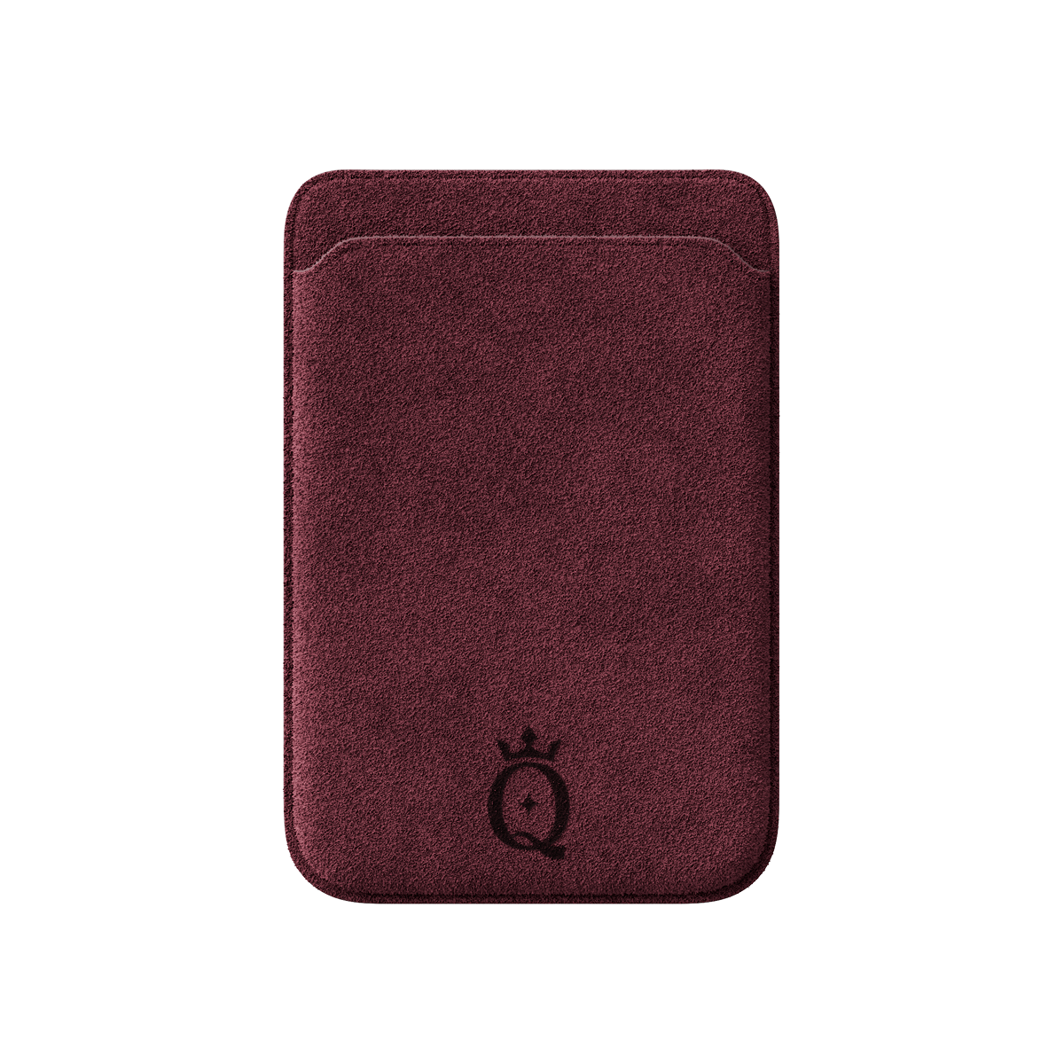Alcantara Wine Red – MagSafe Wallet