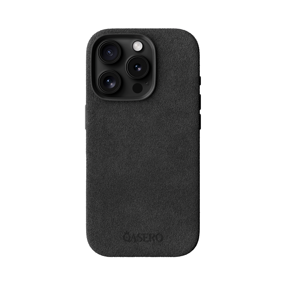Alcantara Black – iPhone 15 Pro Case
