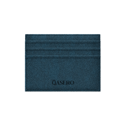 Alcantara Sea Blue – Card Wallet