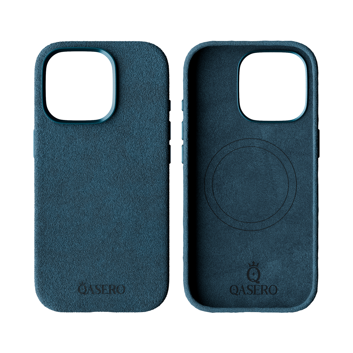 Alcantara Sea Blue – iPhone 16 Pro Max Case - Image 2