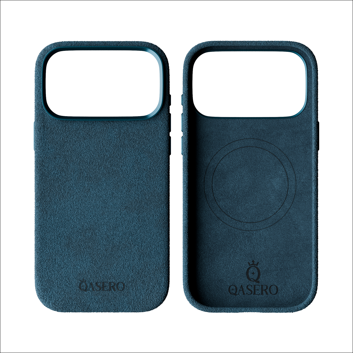 Alcantara Sea Blue – iPhone 17 Pro Max Case - Image 2