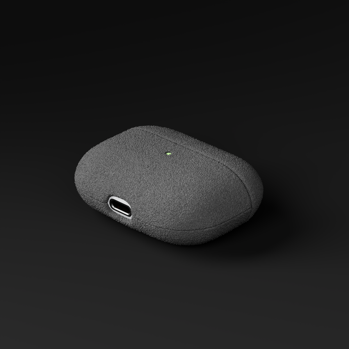 Alcantara Gray – AirPods Pro Case - Image 4