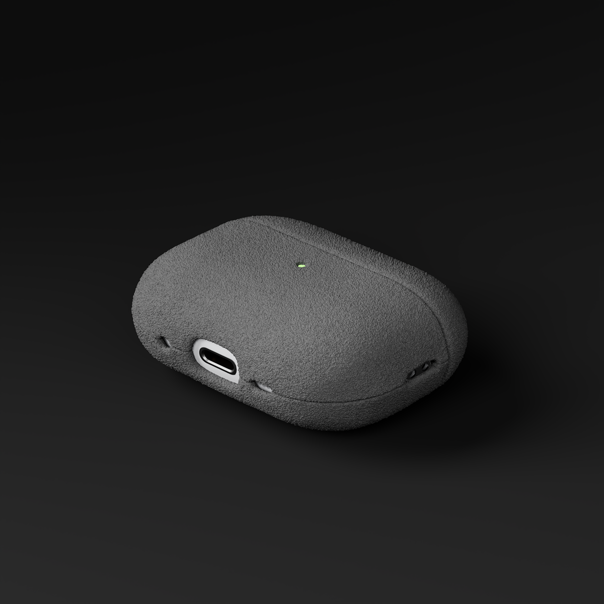 Alcantara Gray – AirPods Pro 2 Case - Image 4