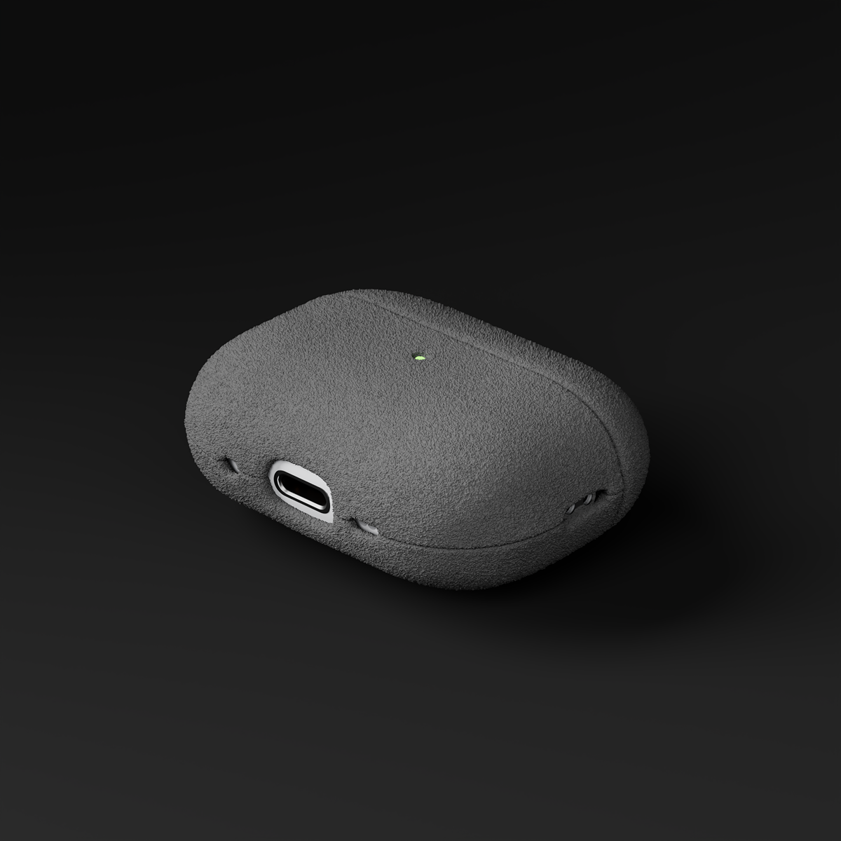 Alcantara Gray – AirPods Pro 3 Case - Image 4