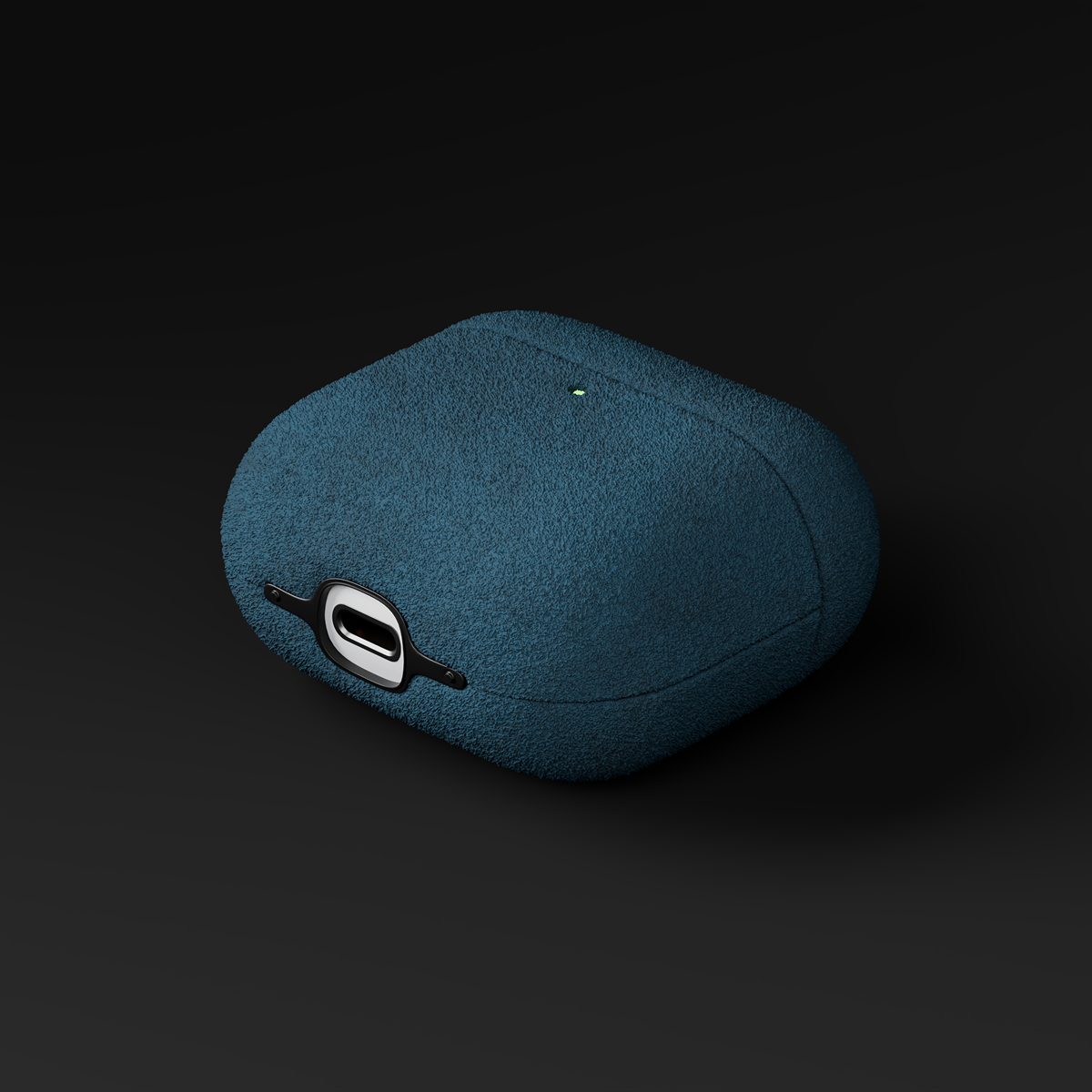 Alcantara Sea Blue – AirPods 4 Case - Image 4
