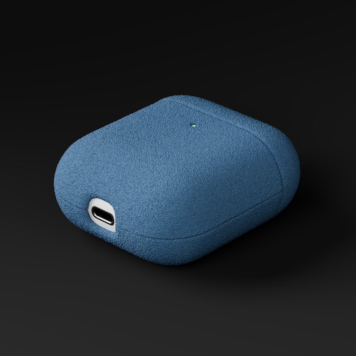 Alcantara Sierra Blue – AirPods 1/2 Case - Image 4