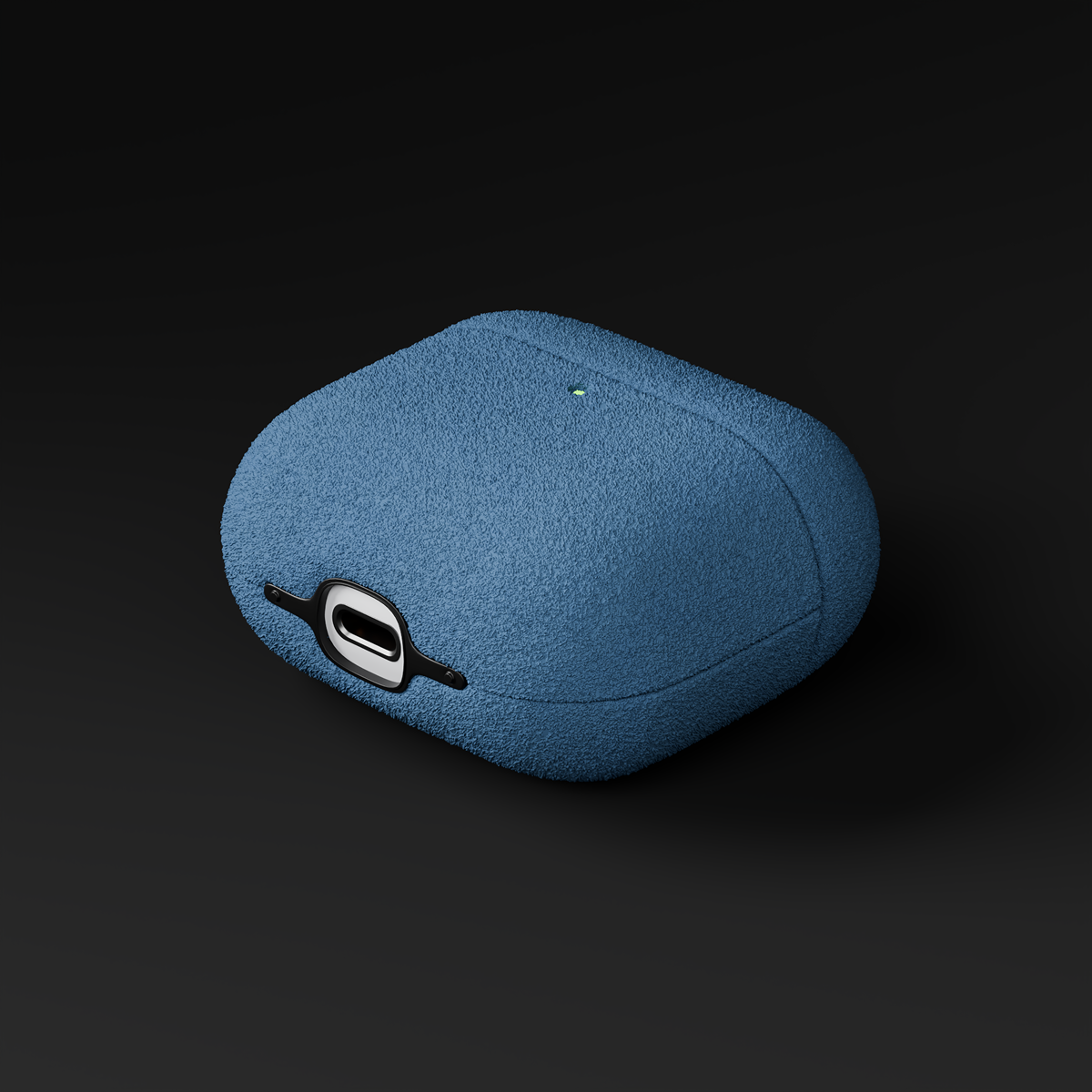 Alcantara Sierra Blue – AirPods 4 Case - Image 4