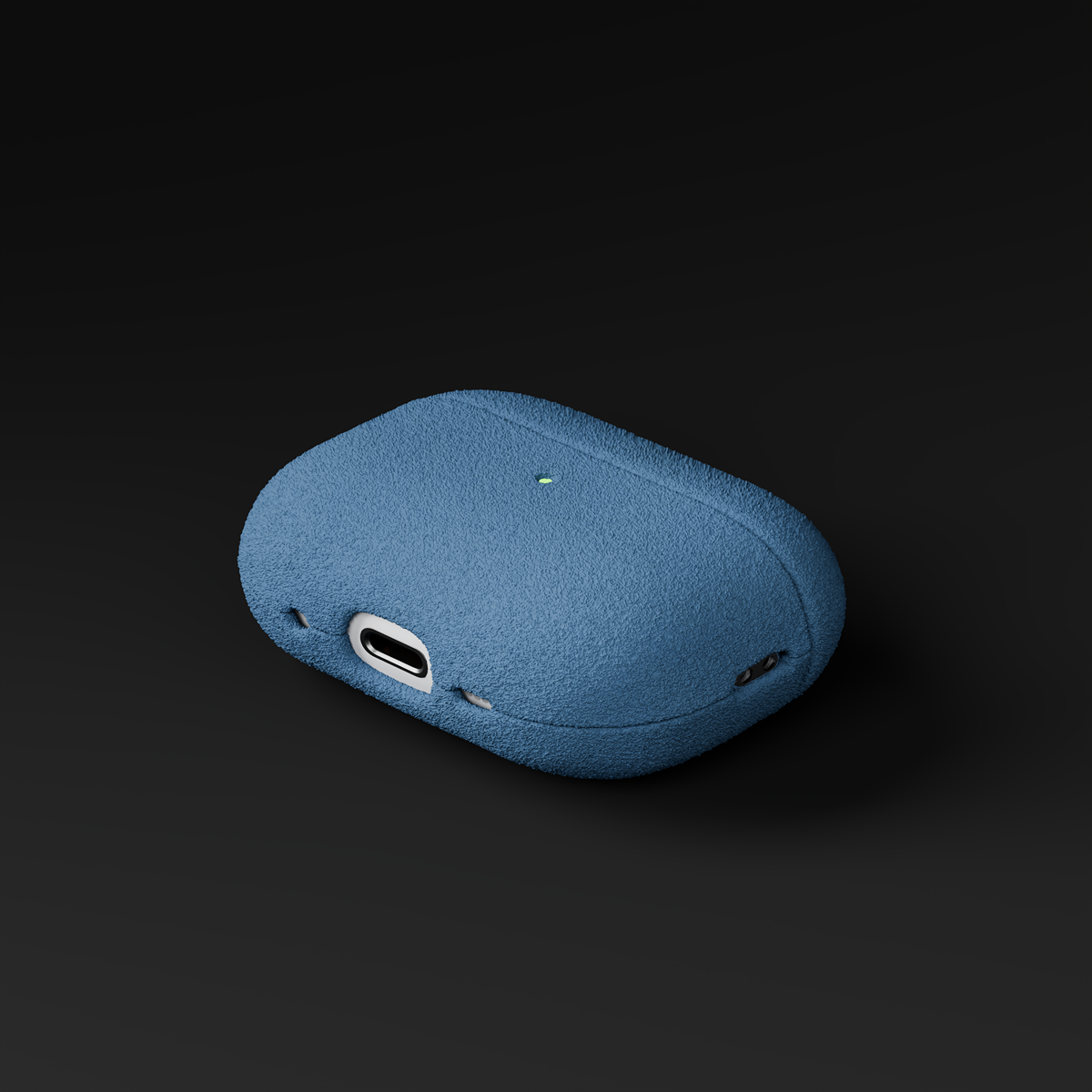 Alcantara Sierra Blue – AirPods Pro 2 Case - Image 4
