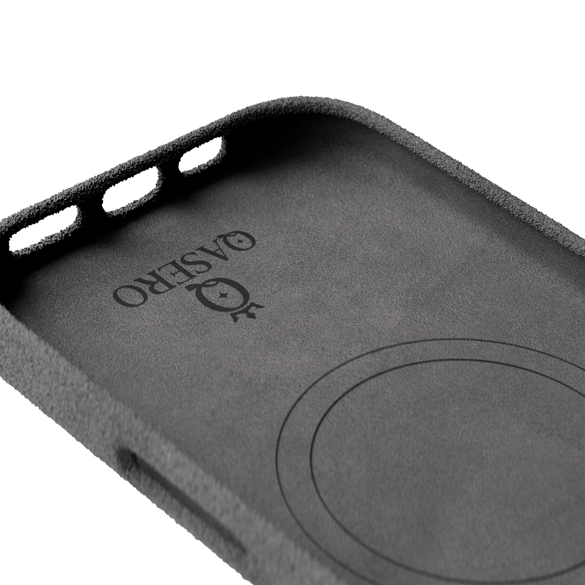 Alcantara Gray – iPhone 17 Pro Case - Image 5