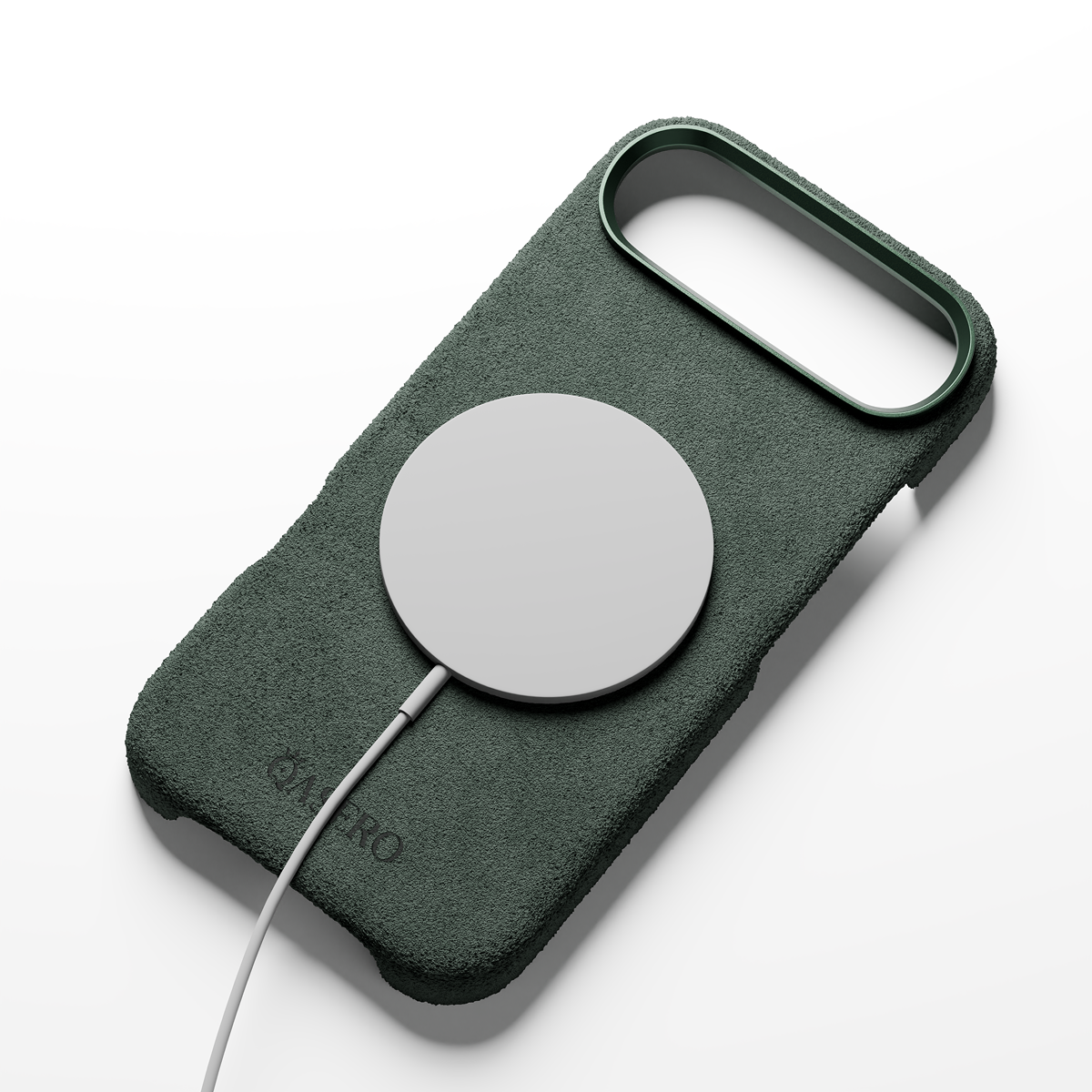 Alcantara Dark Green – iPhone 17 Air Case - Image 4
