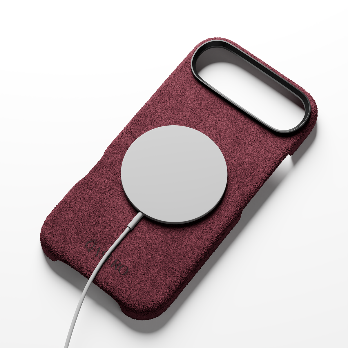 Alcantara Wine Red – iPhone 17 Air Case - Image 4