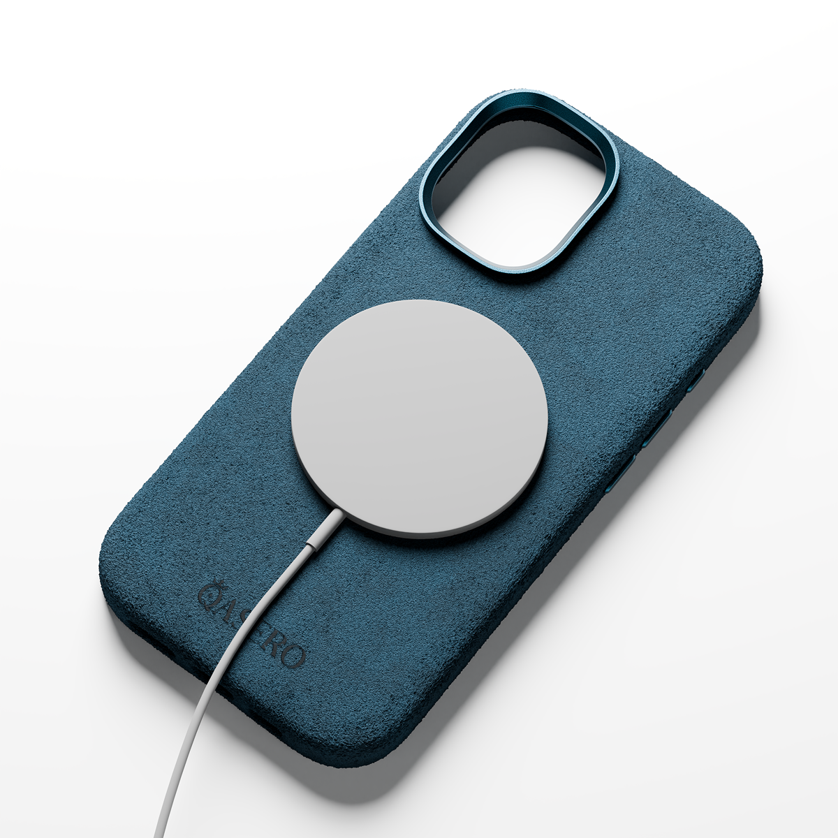 Alcantara Sea Blue – iPhone 17 Case - Image 4