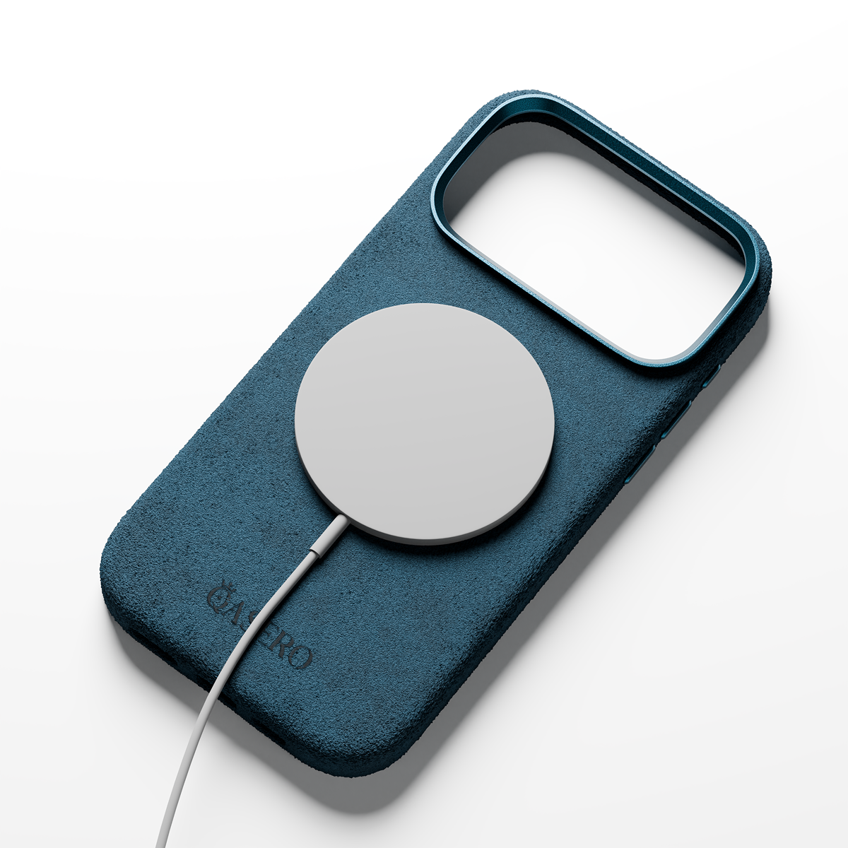 Alcantara Sea Blue – iPhone 17 Pro Max Case - Image 4