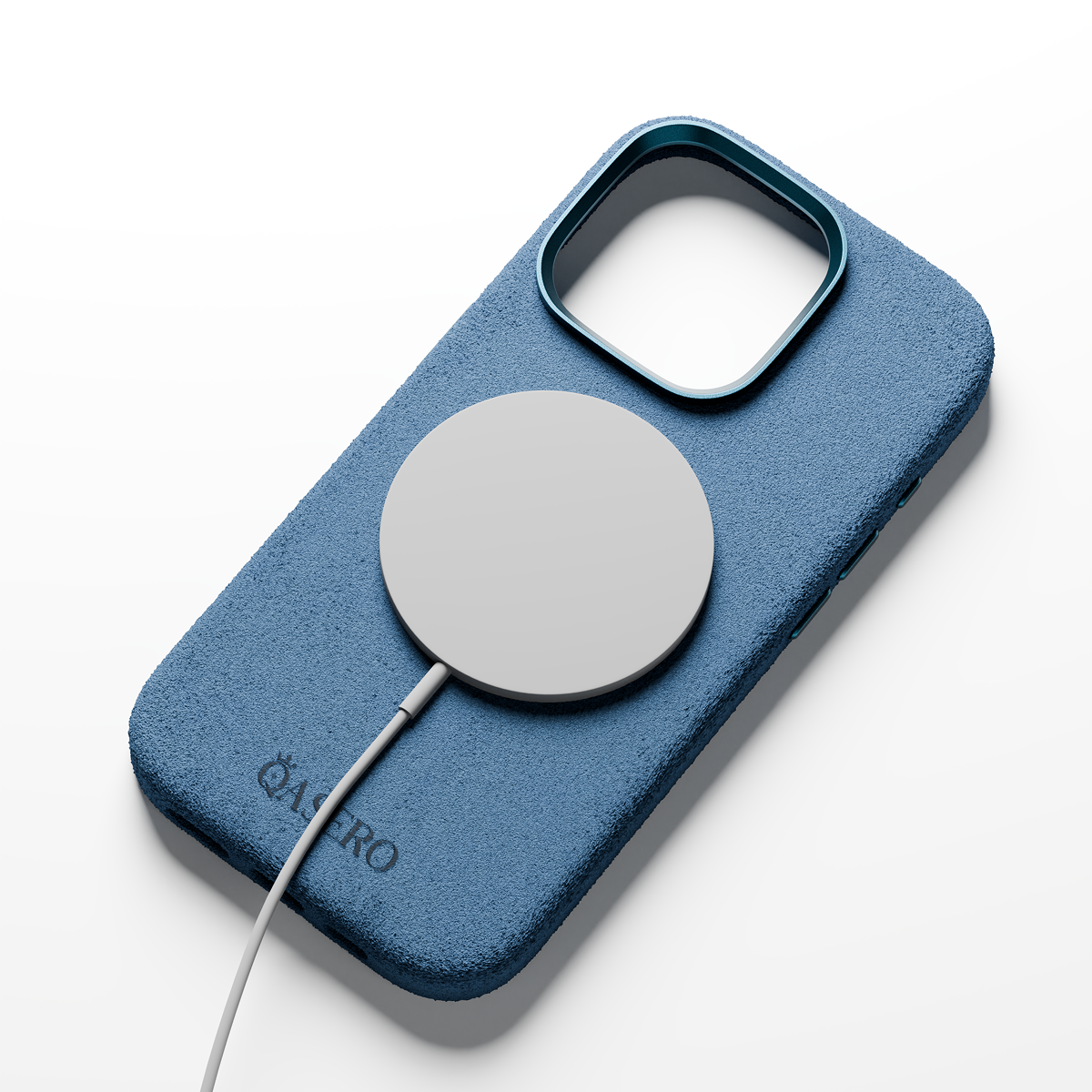 Alcantara Sierra Blue – iPhone 15 Pro Case - Image 4