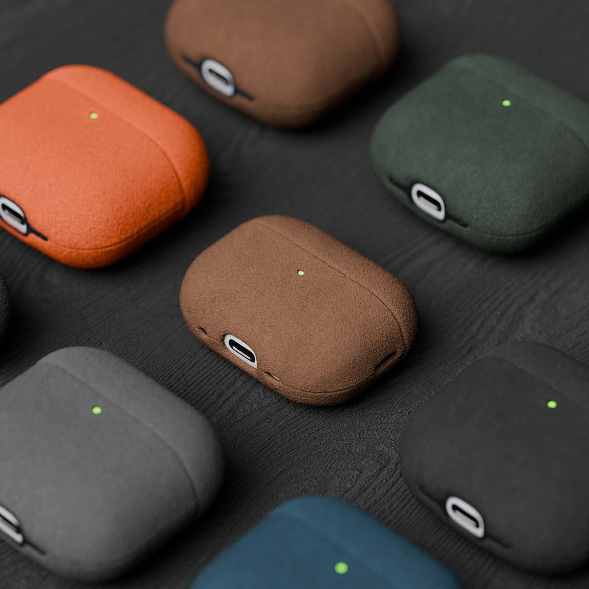 Alcantara Brown – AirPods Pro 2 Case - Image 5
