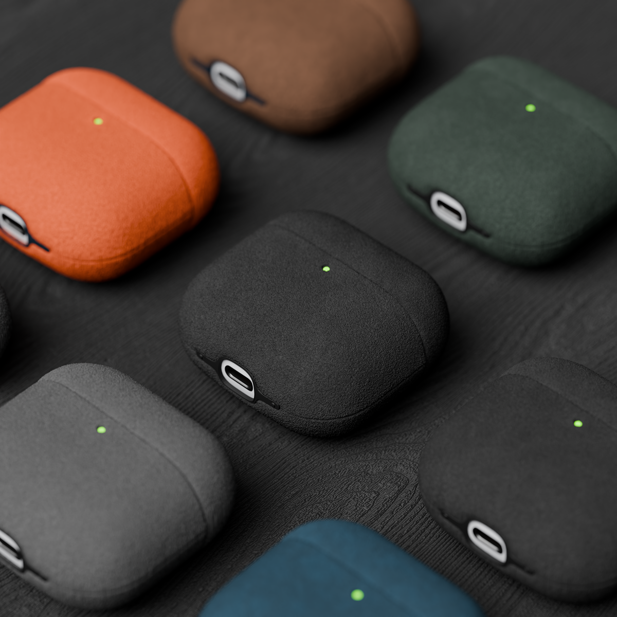 Alcantara Black – AirPods 4 Case - Image 5