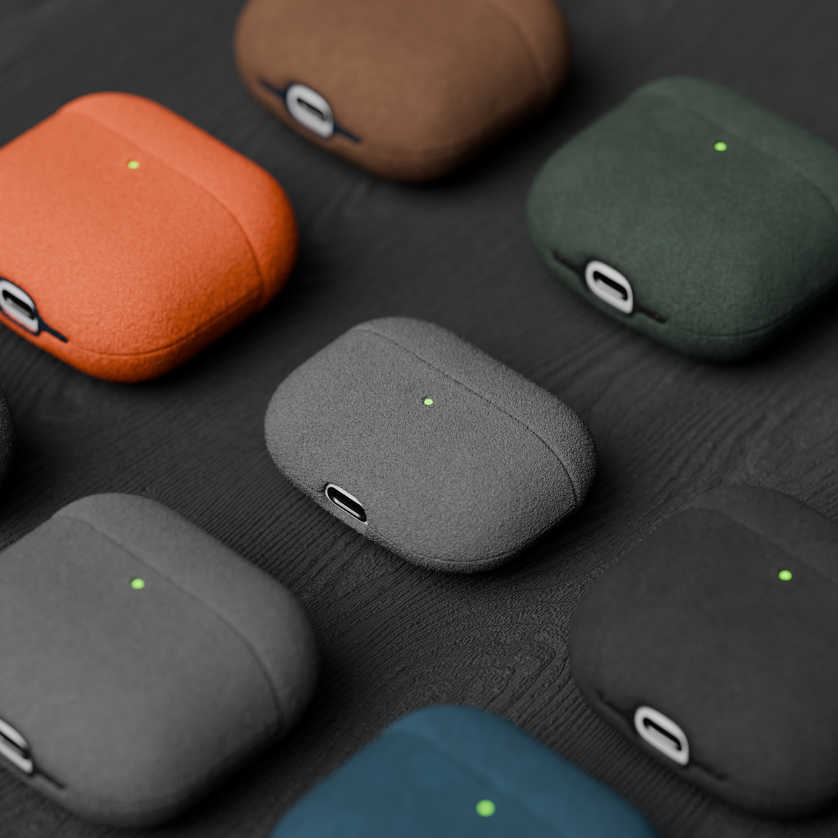 Alcantara Gray – AirPods Pro Case - Image 5