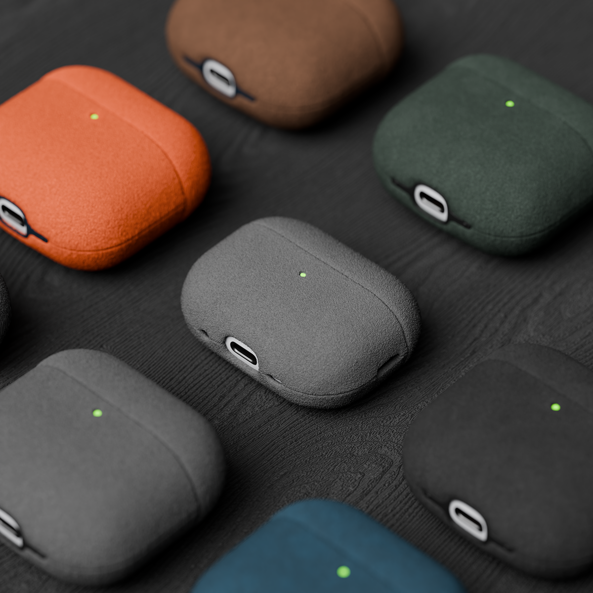 Alcantara Gray – AirPods Pro 2 Case - Image 5