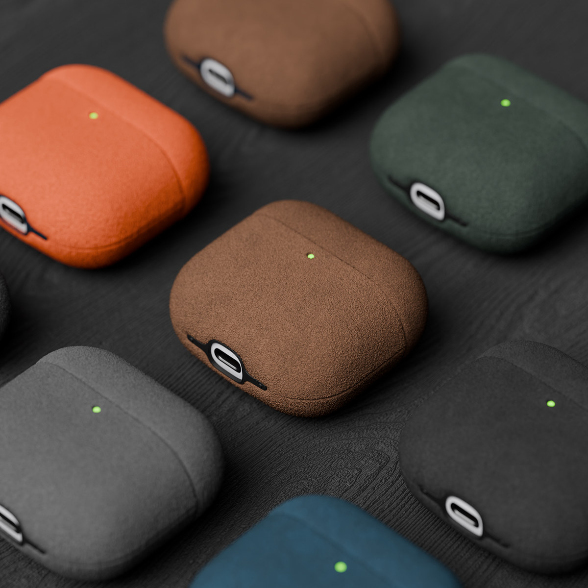 Alcantara Brown – AirPods 4 Case - Image 5