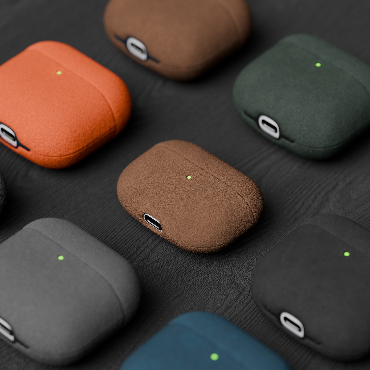Alcantara Brown – AirPods Pro Case - Image 5