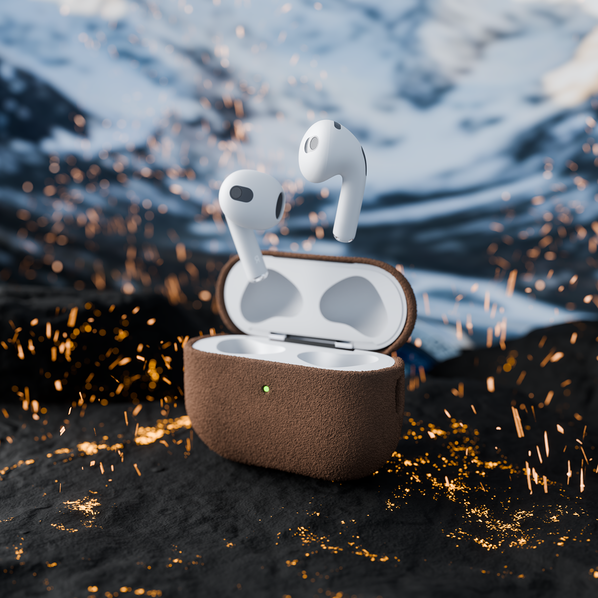 Alcantara Brown – AirPods Pro 2 Case - Image 6