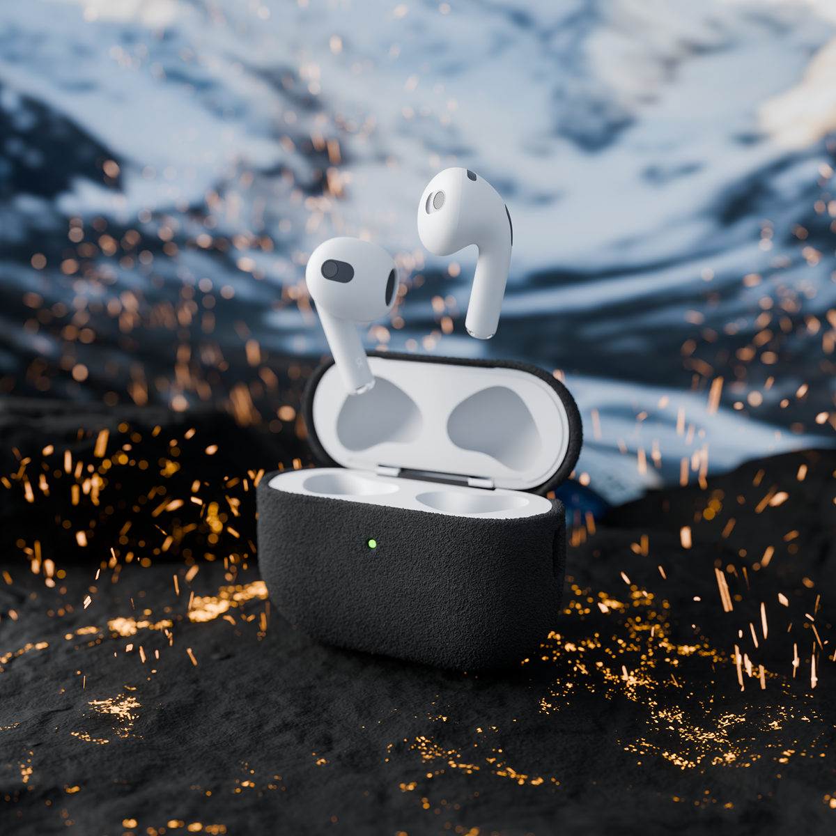 Alcantara Black – AirPods Pro 2 Case - Image 6