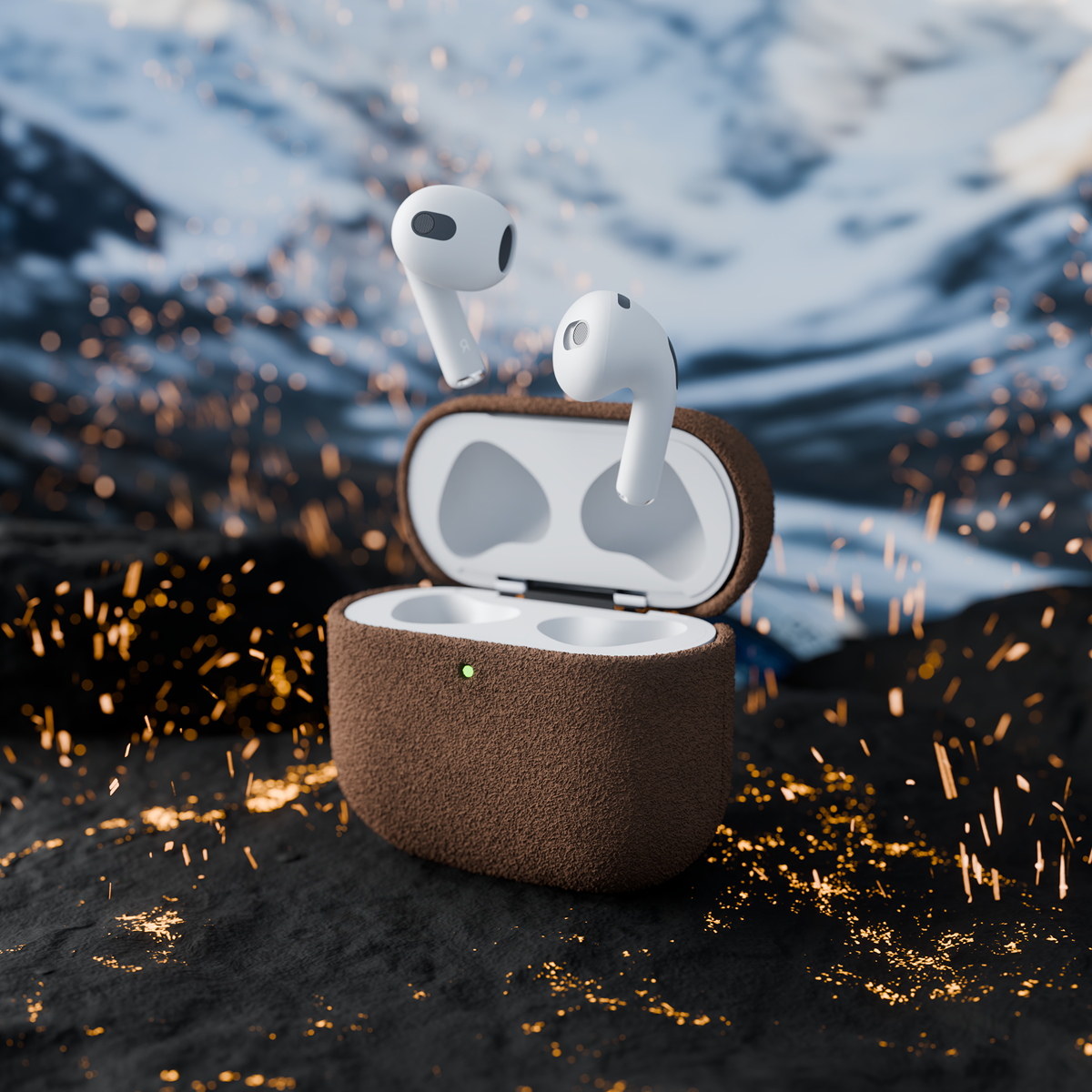 Alcantara Brown – AirPods 4 Case - Image 6