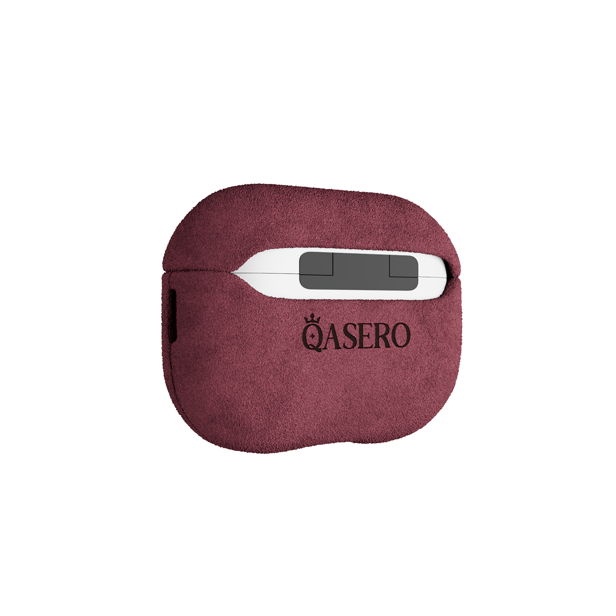 Alcantara Wine Red – AirPods pro 2 Case - Image 3