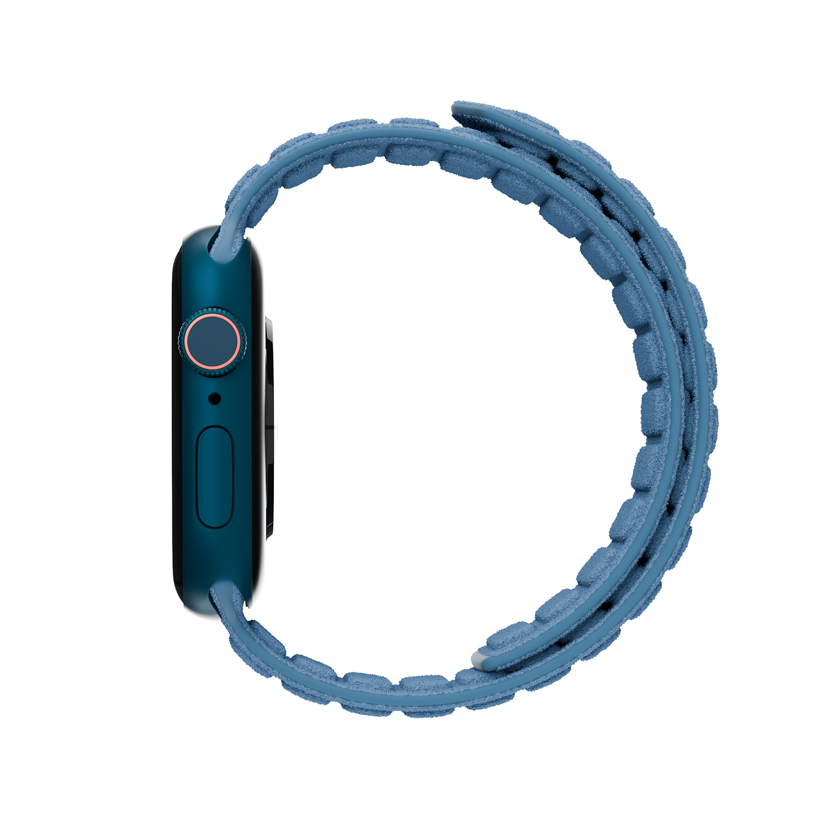 Alcantara Seirra Blue – Magnetic Watch Band - Image 3